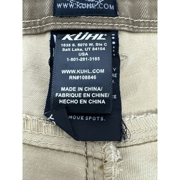Kuhl Mens Pants Gray 38X30 Crag Vintage Patina Dye Distressed Casual Brown - Picture 13 of 14